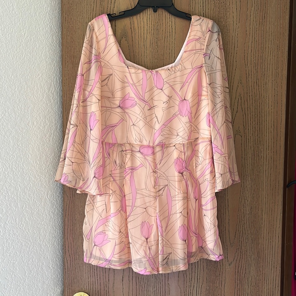 Vintage Inspired | Bird Print Romper | size M/L